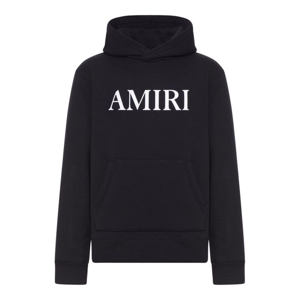 Amiri Men Cotton Hoodie With Front Logo